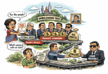 EXPOSED මහාබාරකරුගේ ඉඩම් අම්බුළුවාවෙන් වෙනම කොම්පැණියක් හදා බදු දීලා – ඒ කම්පැණිය හරහා අතුරු බදුත් දීලා